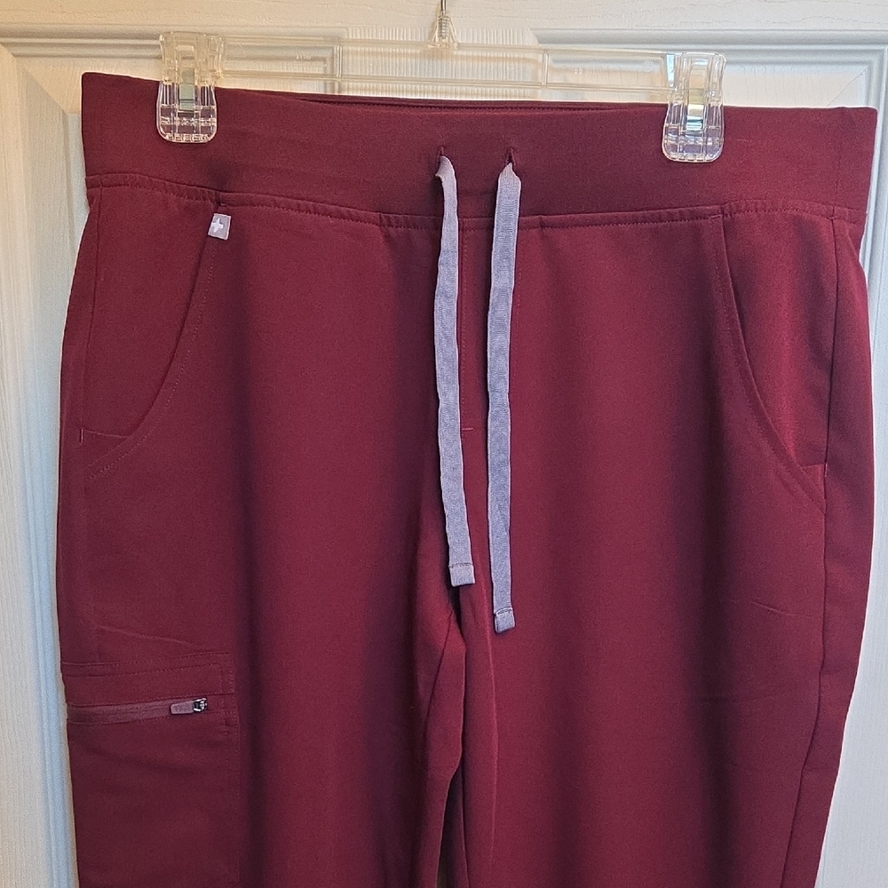Figs Women's Zamora Burgundy Jogger Pants